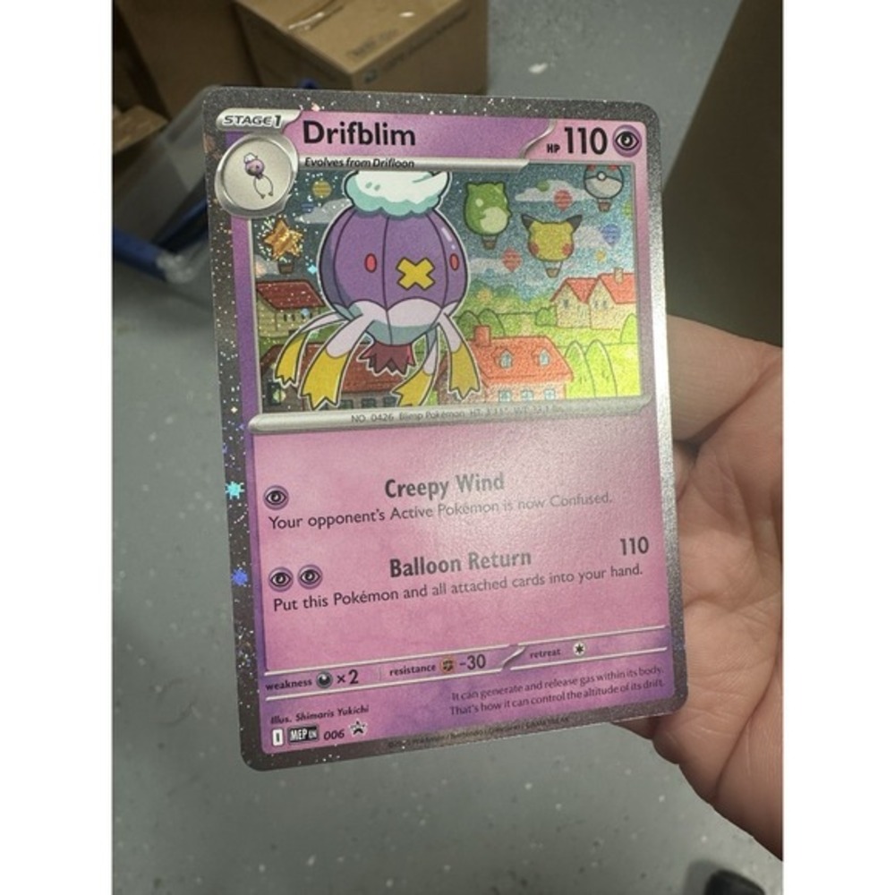 Drifblim FART SWIRL! 🌀Holo Promo ME: Mega Evolution Promo 006 NM